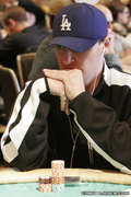 Michael Gracz on day two of the WPT Championship.