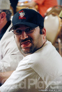 Mike Matusow on Day 2 of Event 5 at the World Series of Poker