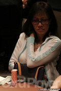 Mimi Tran on day two of the WPT Championship.