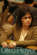 Mimi Tran on Day One of Event 48 at the World Series of Poker