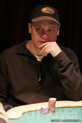 Mark Wilds at the final table of the $2,500 NLHE event.