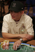 Mark Ly at the final table of the $1,500 No Limit event at the 2006 WSOP.