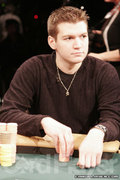 Michael DeMichele at the final table of the U.S. Poker Championship.