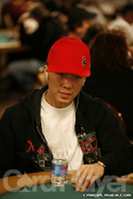 Nam Le on Day One of Event 48 at the World Series of Poker