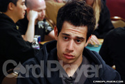 Nick Schulman on Day 1 of Event 13 at the World Series of Poker
