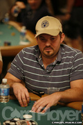 Noah Jefferson on Day One of Event 54 at the World Series of Poker