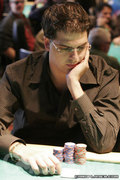 Noah Schwartz at the final table of the $5,000 NLHE event.