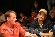 Matthew Overstreet and Richard Freire at the Final Table of the 2006 WSOP $1,500 Pot Limit Omaha w/rebuys event