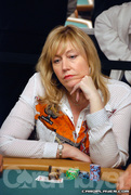 Pam Brunson on Day 1 of Event 35 at the World Series of Poker