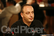 Paul Jackson on Day One of Event 50 at the World Series of Poker