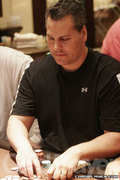 Paul Snead on day two of the WPT Championship.