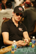 Paul Wasicka on Day 1B of Event 55 at the World Series of Poker