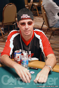Paul Wolfe on Day 1 of Event 35 at the World Series of Poker