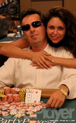 Ralph and Merri Perry after winning the 2006 WSOP $1,500 Pot Limit Omaha event