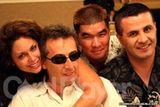 Ralph Perry, his wife Merri, Charlie Ng and friend after Perry wins the 2006 WSOP $1,500 Pot Limit Omaha event