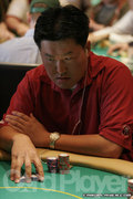 Peter Rho on the final day of the $2,000 NLHE event.