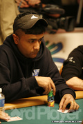 Praz Bansi on Day 1B of Event 55 at the World Series of Poker