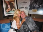 Pamela Anderson and Doyle Brunson "wed" at the Rio Las Vegas