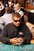 Ram Vaswani on Day 1 of Event 31 at the World Series of Poker