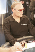 Randy Holland at the final table of the Legends of Poker at the Bike.