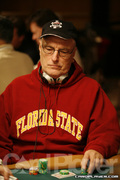 Randy Holland on Day 1A of Event 55 at the World Series of Poker