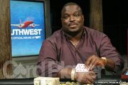 Rhynie Campbell at the Final Table of the Turks and Cacios Poker Classic 