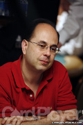 Robert Varkonyi on Day 4 of Event 55 at the World Series of Poker