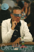 Rolf Slotboom on Day One of Event 46 at the World Series of Poker