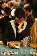 Rolf Slotboom on Day 2B of Event 55 at the World Series of Poker