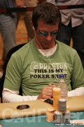 Ronnie Ebanks on Day 4 of the Borgata Poker Open