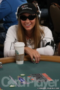 Vanessa Rousso on Day 1 of the 2006 WSOP $1,500 NLH Event