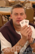 Bernd Rygol on Day 1 of the 2006 WSOP $2,000 PLH Event