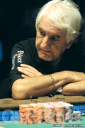 Raymond Rahme at the final table of the main event of the 2007 World Series of Poker