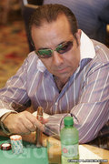 Sam Farha on day three of the WPT Championship.