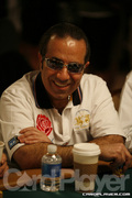 Sammy Farha on Day One of Event 50 at the World Series of Poker