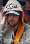 Scott Fischman on Day 1 of Event 13 at the World Series of Poker