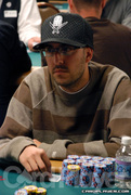 Shawn Sheikhan on Day 2 of Event 5 at the World Series of Poker