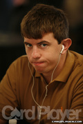 Shannon Shorr on Day One of Event 49 at the World Series of Poker