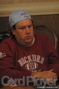 Gavin Smith on Day 2 of the 2006 WSOP $5,000 Omaha 8b event