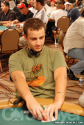 Sorel Mizzi on Day 1 of Event 37 at the World Series of Poker