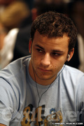 Sorel Mizzi on Day One of Event 52 at the World Series of Poker