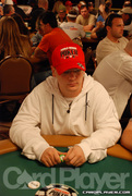 Steve Billirakis on Day 1 of Event 38 at the World Series of Poker