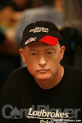 Steve Davis on Day 1A of Event 55 at the World Series of Poker