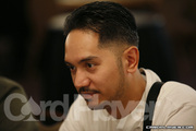 Steve Wong on Day One of Event 46 at the World Series of Poker