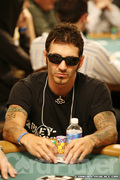 Sully Erna on Day 1D of Event 55 at the World Series of Poker