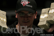 Steve Billirakis with the First Place Cash