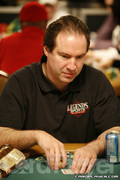 Ted Forrest on Day One of Event 45 at the World Series of Poker