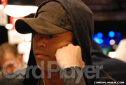 Theo Tran on Day 1 of Event 12 at the World Series of Poker