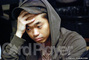 Theo Tran on Day 1 of Event 8 at the World Series of Poker