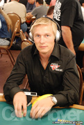 Thomas Wahlroos on Day One of Event 42 at the World Series of Poker
